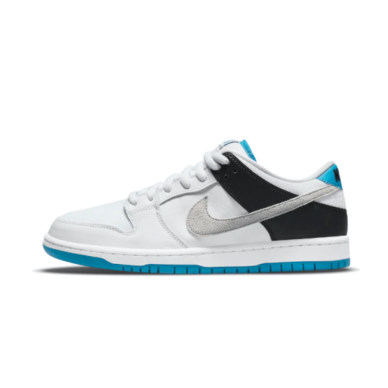 Nike Sb Dunk Low Laser Modrý BQ6817-101 Bílý/Černá/Laser Modrý