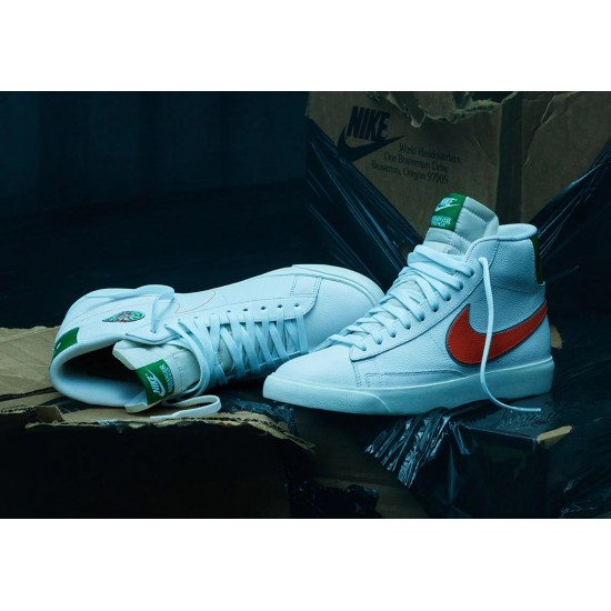 Nike Blazer Stranger Things Hawkins High School CJ6101-100 Bílý/Zelená-Červené